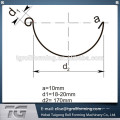 Zuverlässige gute Qualität Half Round Gutter Roll Forming Machine Für Wasser Pipe made in China mit niedrigem Preis